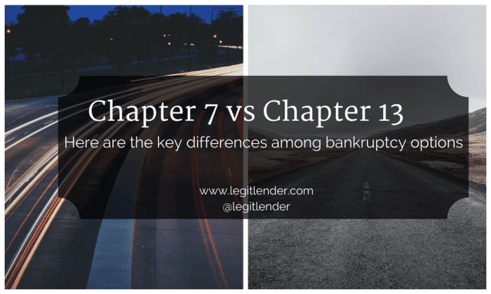 Chapter 7 vs Chapter 13 tips